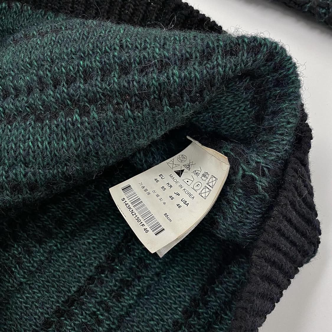 솔리드옴므 우영미 아카이브 빈티지 케이블 니트 스웨터 상품이미지5