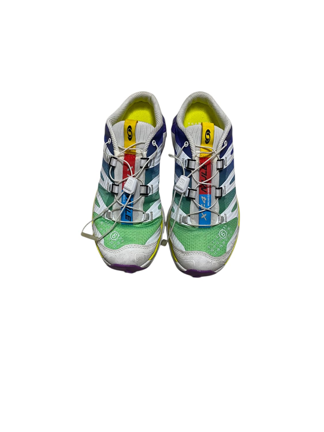 살로몬 x MM6 메종 마르지엘라 XT-4 뮬 스펙트럼 블루 화이트 상품이미지1