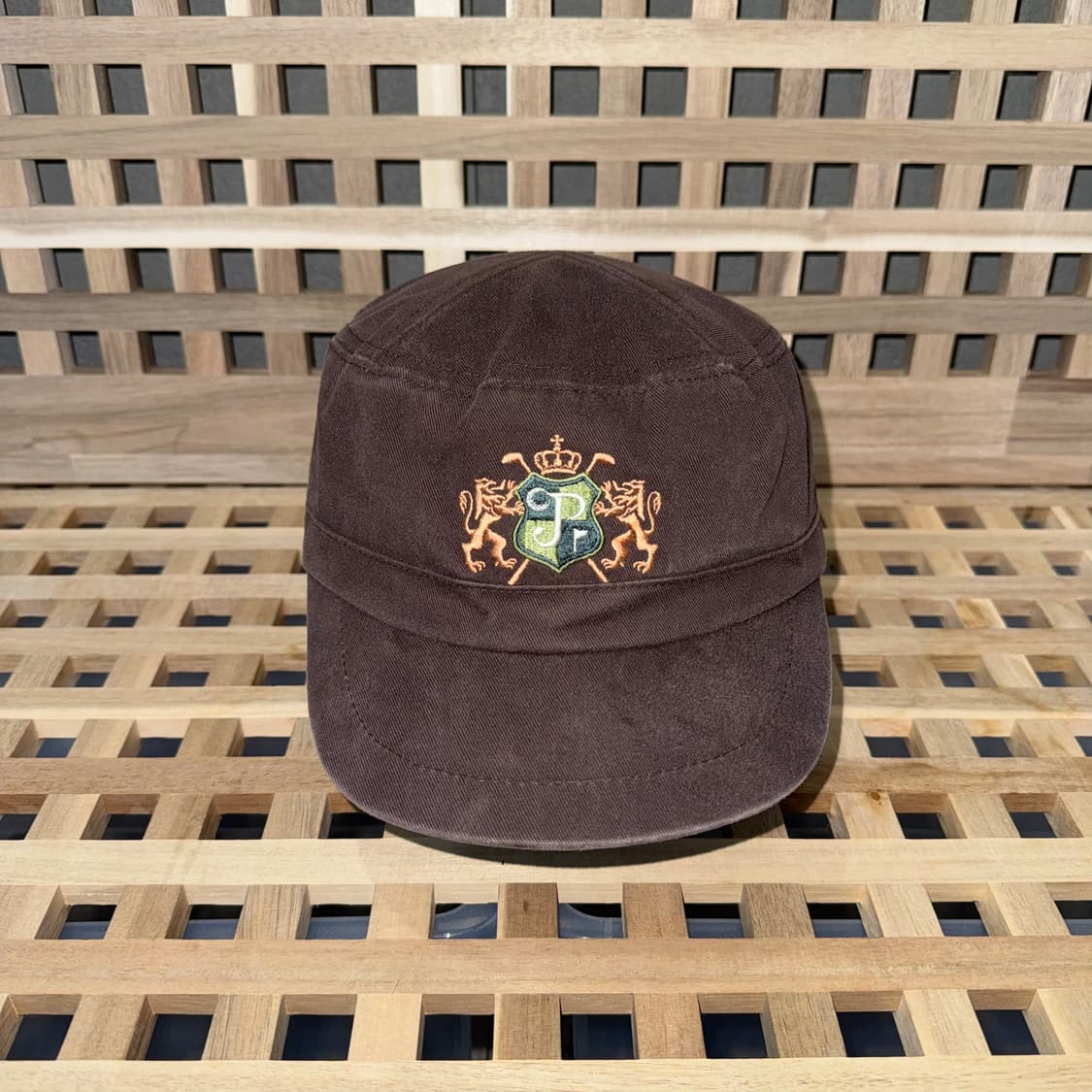 제이드 팰리스 골프클럽 브라운 캡 상품이미지1