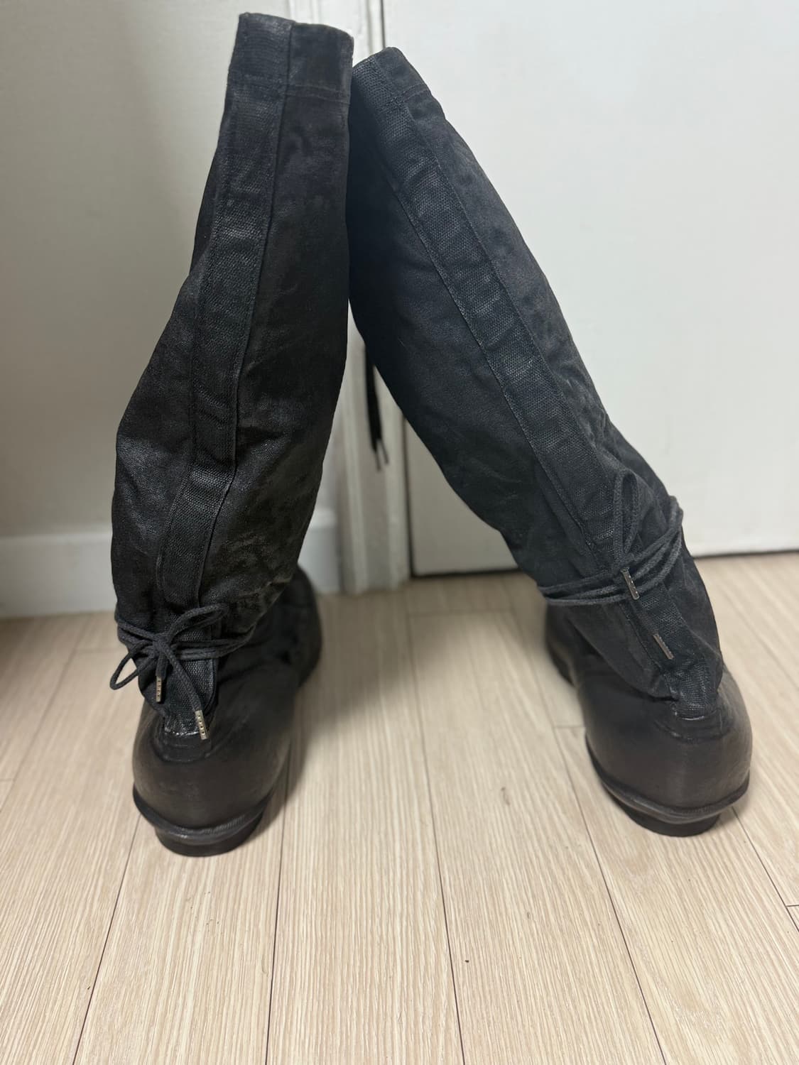 조슈아자말이 신은 밀리터리 설상화 롱 부츠 블랙버전 상품이미지8