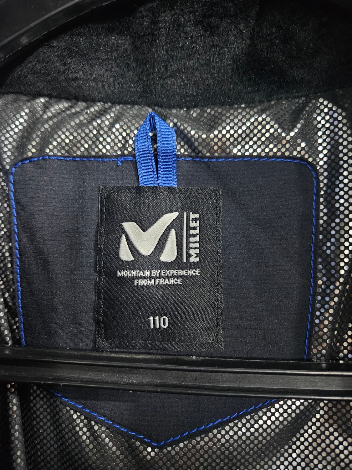 밀레 차콜컬러 남성 110 구스다운 대장급 패딩 상품이미지3