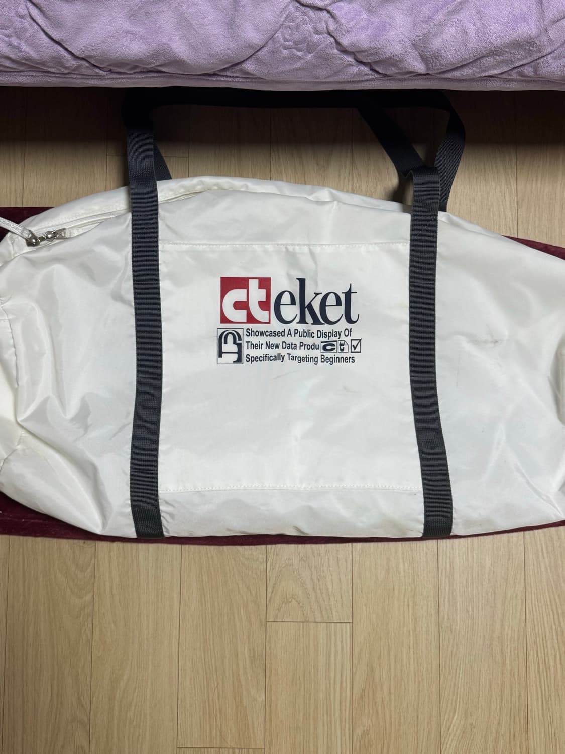 테켓 더플백 화이트 상품이미지4