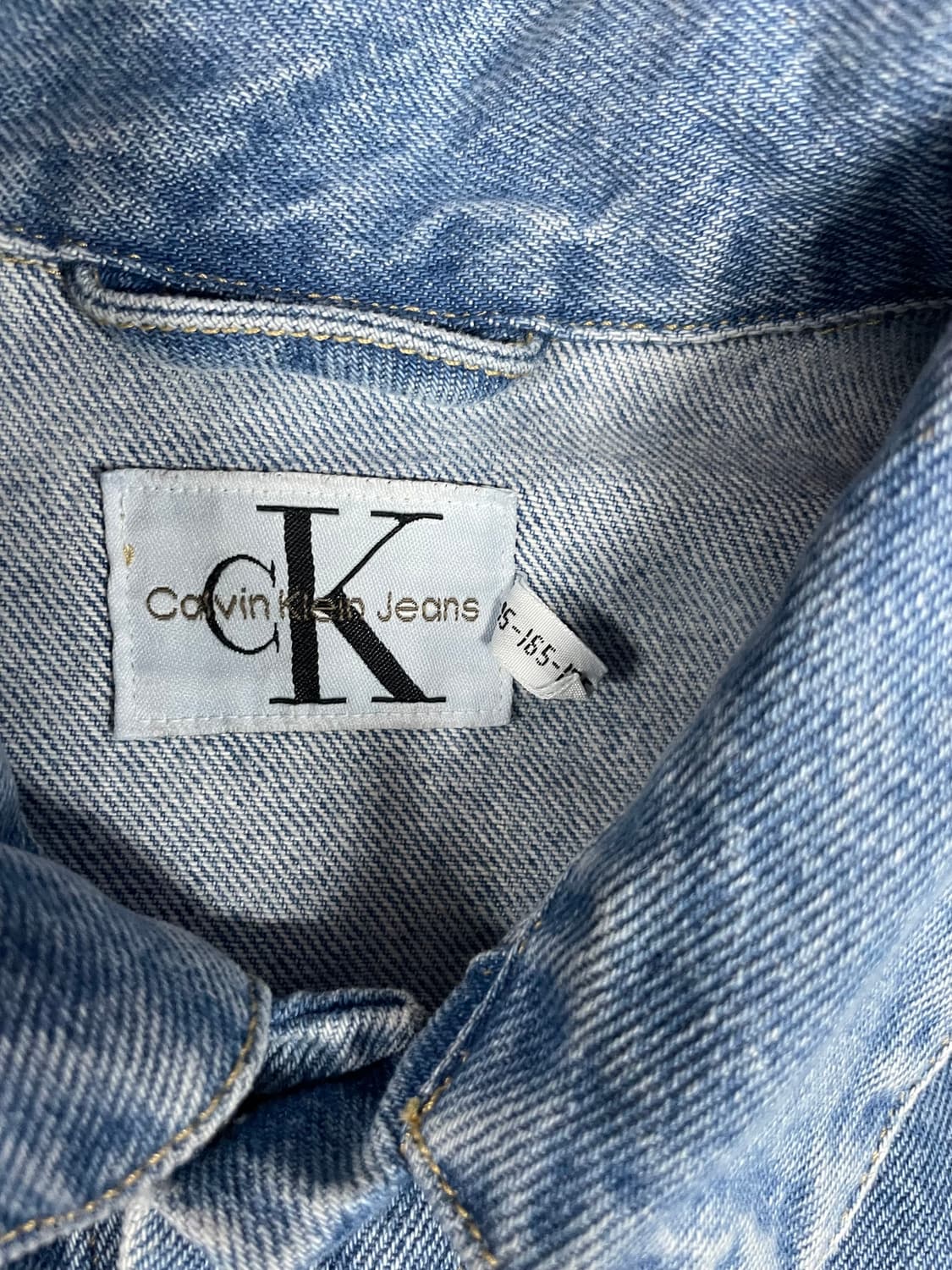 90s vintage Ck 연청 트러커 상품이미지4