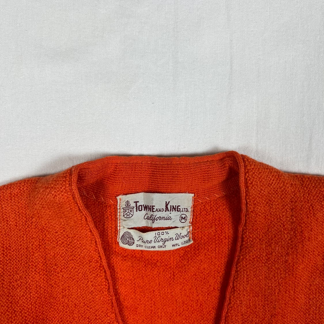 80’s-90’s 타운앤킹 버진 울 니트 가디건 상품이미지7