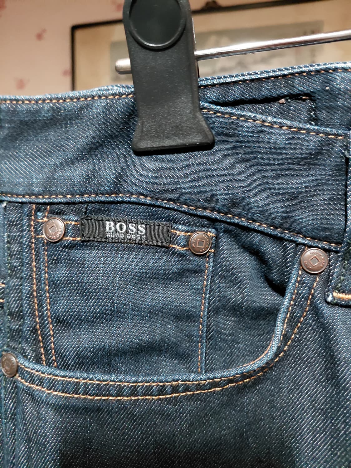 [휴고보스]슬림핏 델라웨어 스트레치 데님 청바지31 상품이미지4