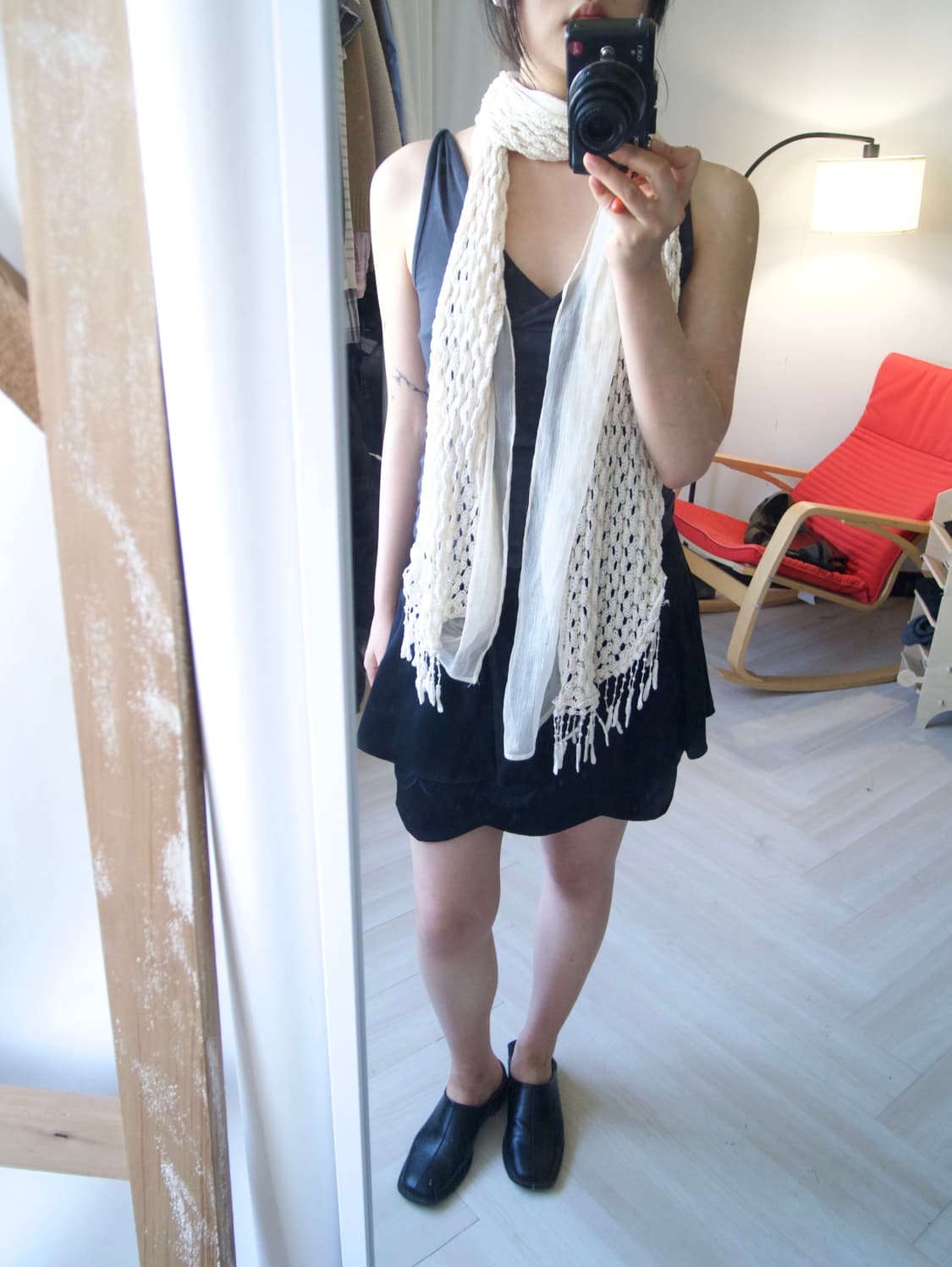 mixed long scarf 상품이미지2