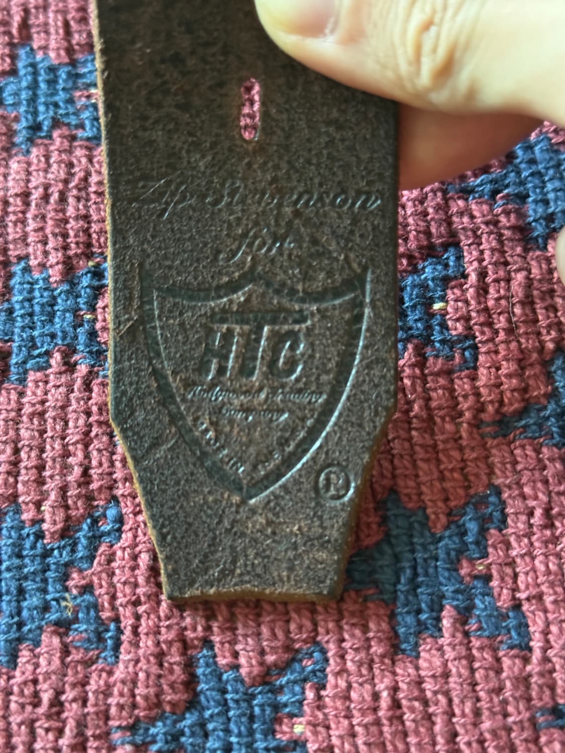 HTC made in USA brass 스터드 벨트 (Rare) 상품이미지10
