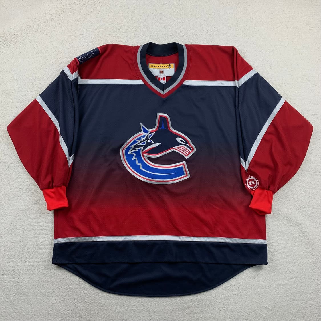 90s KOНO NHL 밴쿠버 캐넉스 하키 저지 상품이미지1