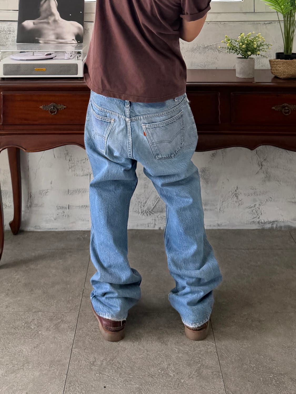 90's MADE IN USA 🇺🇸 리바이스 517 부츠컷 오렌지탭  상품이미지2