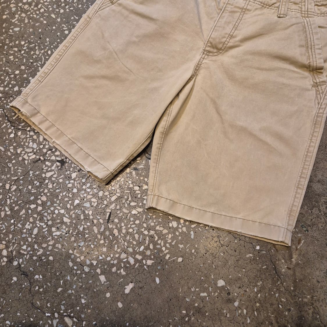 36인치 아베크롬비 워싱베이지 면반바지 상품이미지7