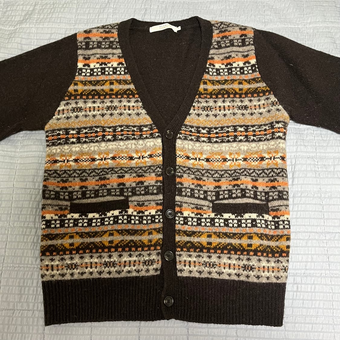 빔즈 라이트 페어아일 패턴 가디건 (M) 상품이미지1