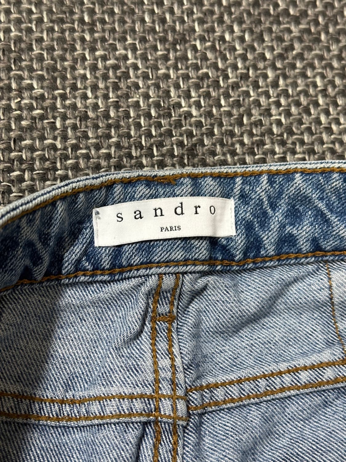 산드로 스플릿 데님 팬츠 상품이미지3