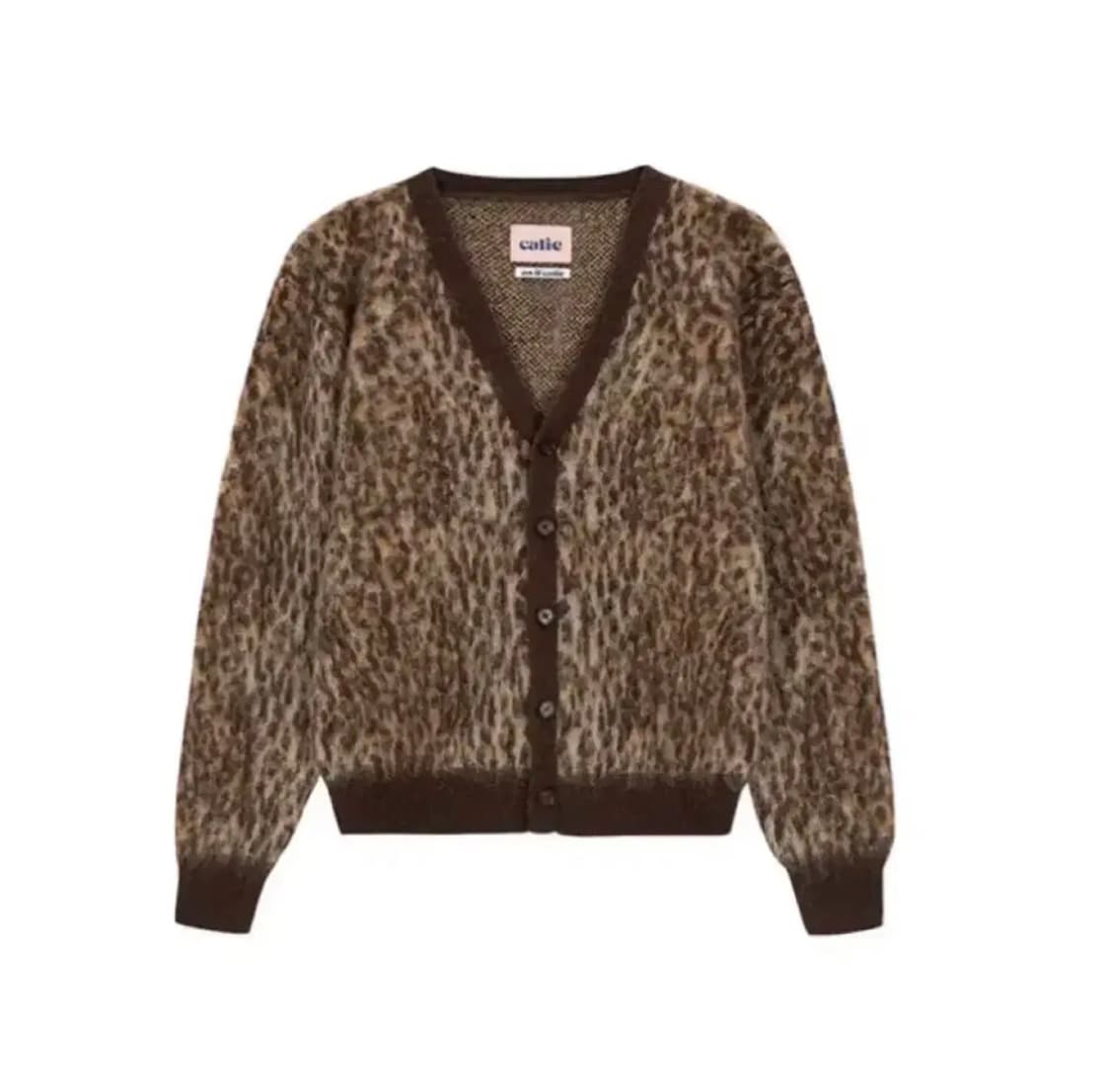 애즈이프캘리 레오파드 가디건 상품이미지1