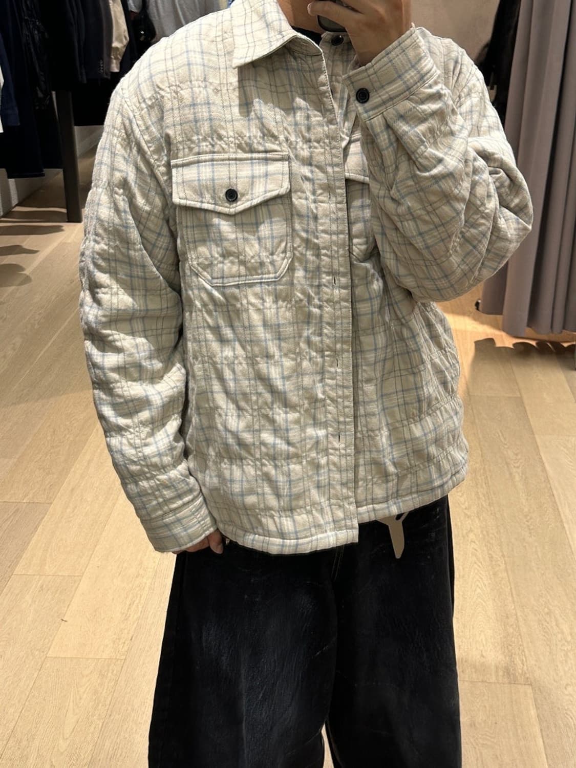 쿠어 패디드 셔츠 자켓 L 상품이미지2