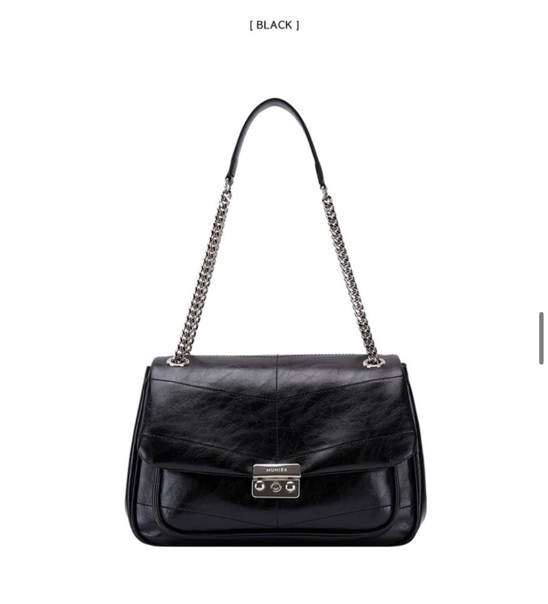 뮤니에 스티치 체인 백 상품이미지2