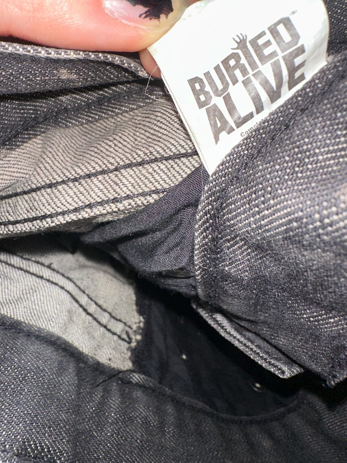 Buried alive distressed denim  상품이미지8