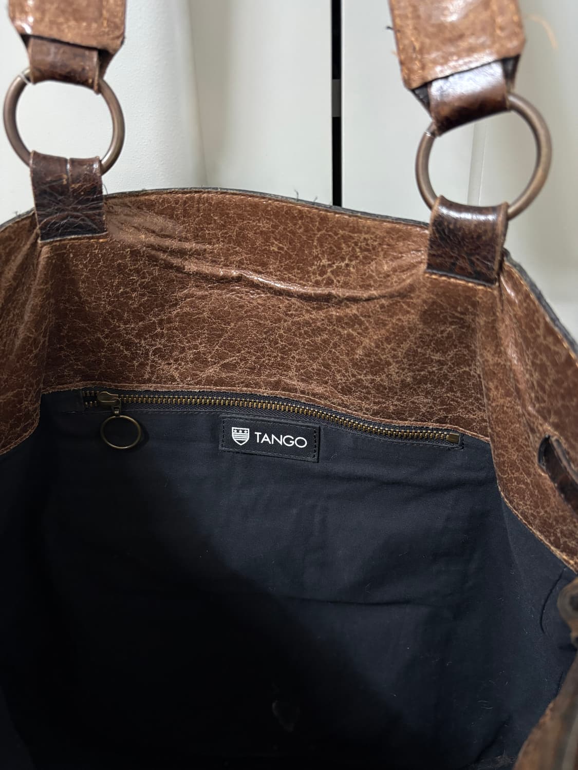 빈티지 송치 토트백 상품이미지3