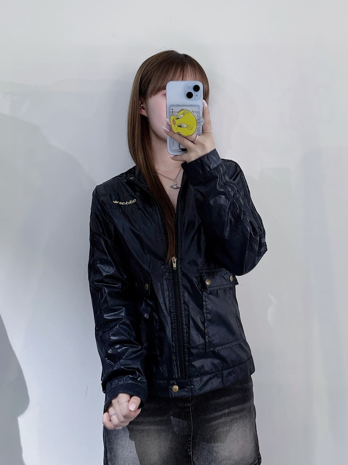 아디다스 글로시 트랙 자켓 상품이미지1