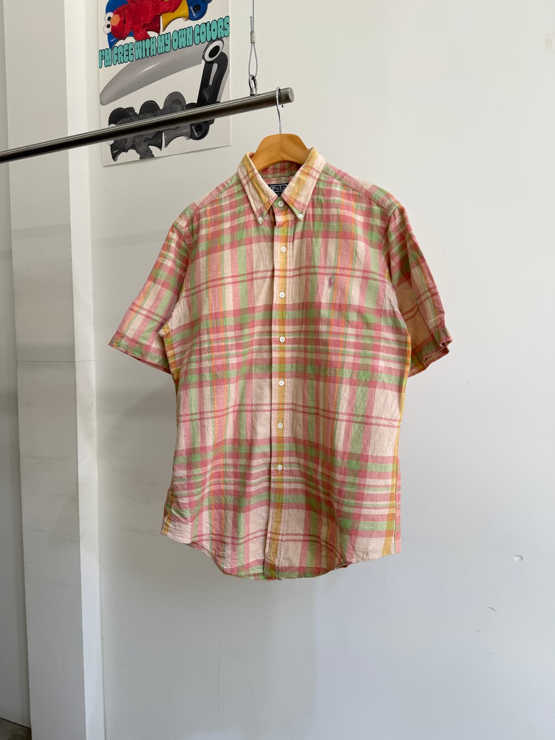 POLO RALPH LAUREN 반팔 체크 셔츠  상품이미지1