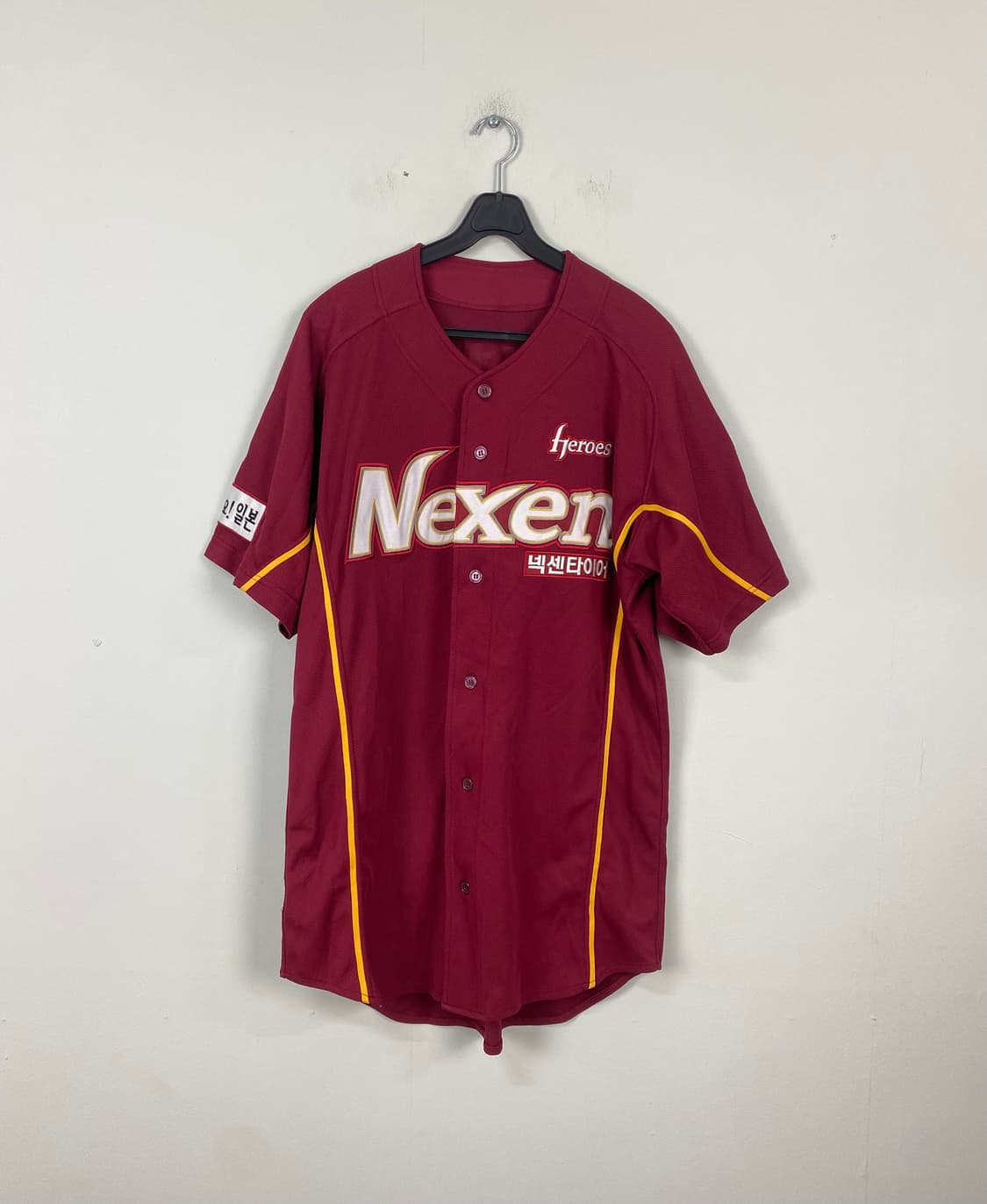넥센 히어로즈 지급용 원정 유니폼 문성현 상품이미지1