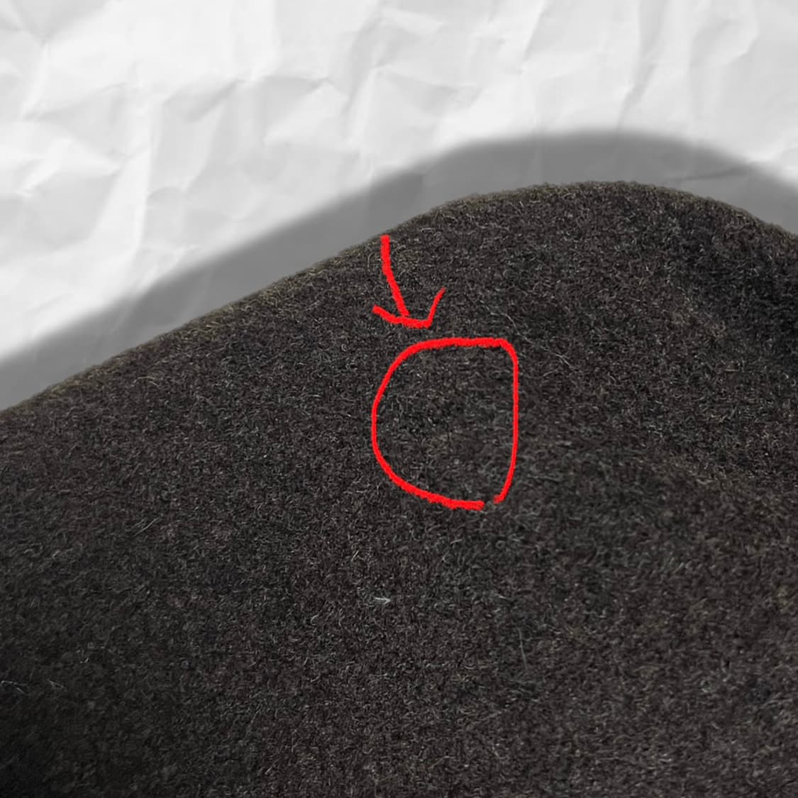 (95)입생로랑 심볼로고 울 반코트 브라운  상품이미지6