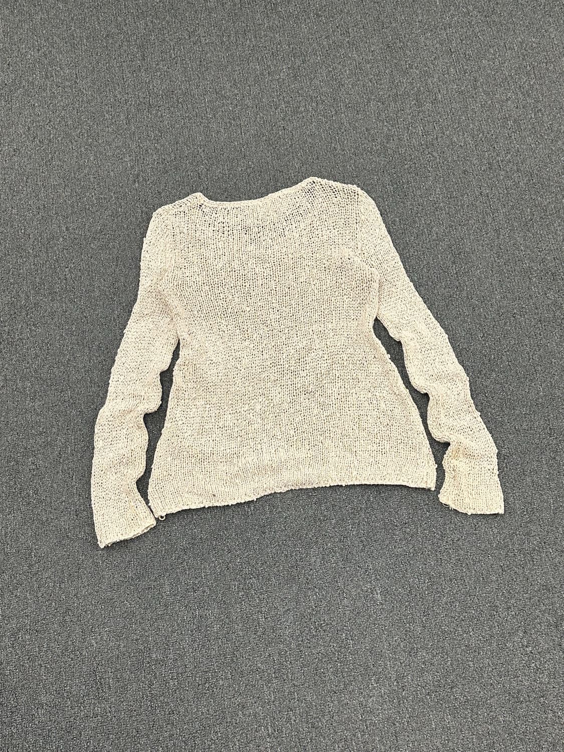 S)DKNY vintage 여성 보헤미안 v넥 니트 상품이미지4