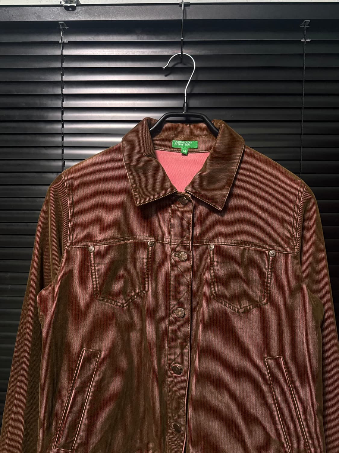 베네콩 골덴 코듀로이 브라운 갈색 핑크 트러커 데님 웨스턴 워크 자켓 상품이미지3