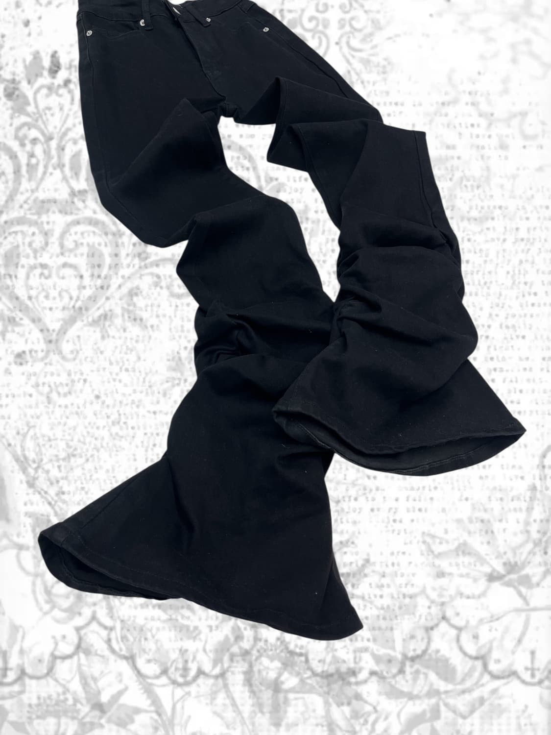 rick owens type stacked denim pants  상품이미지2
