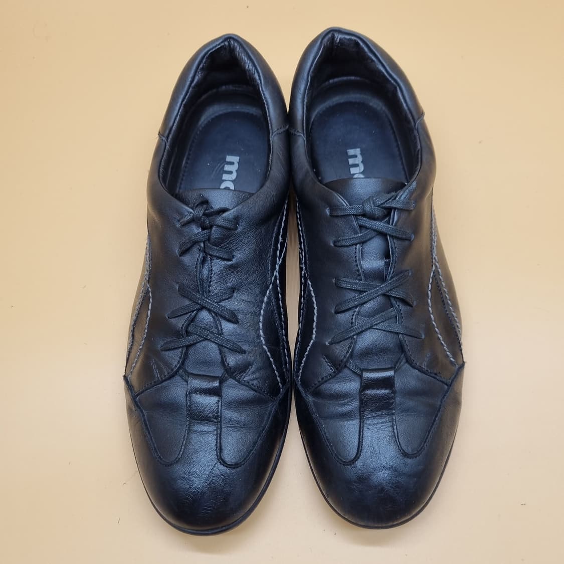 무크 남성가죽스니커즈 실사이즈270. 상품이미지2