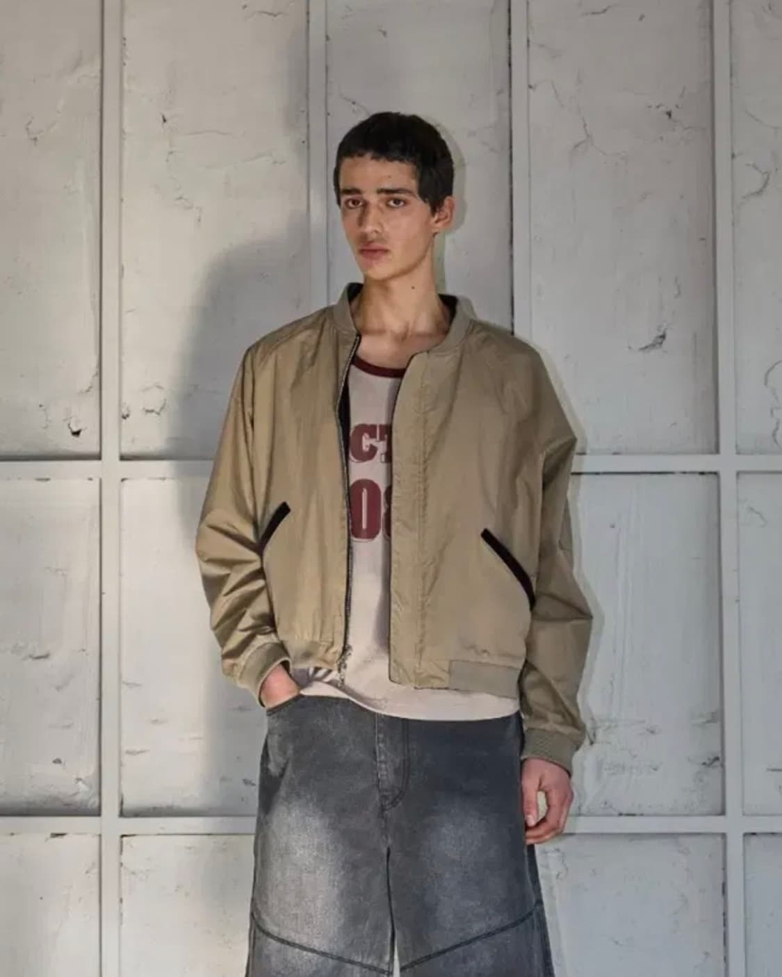 [새제품/L] 본바트 리버시블 수베니어 자켓 - 블랙 / 베이지 상품이미지3