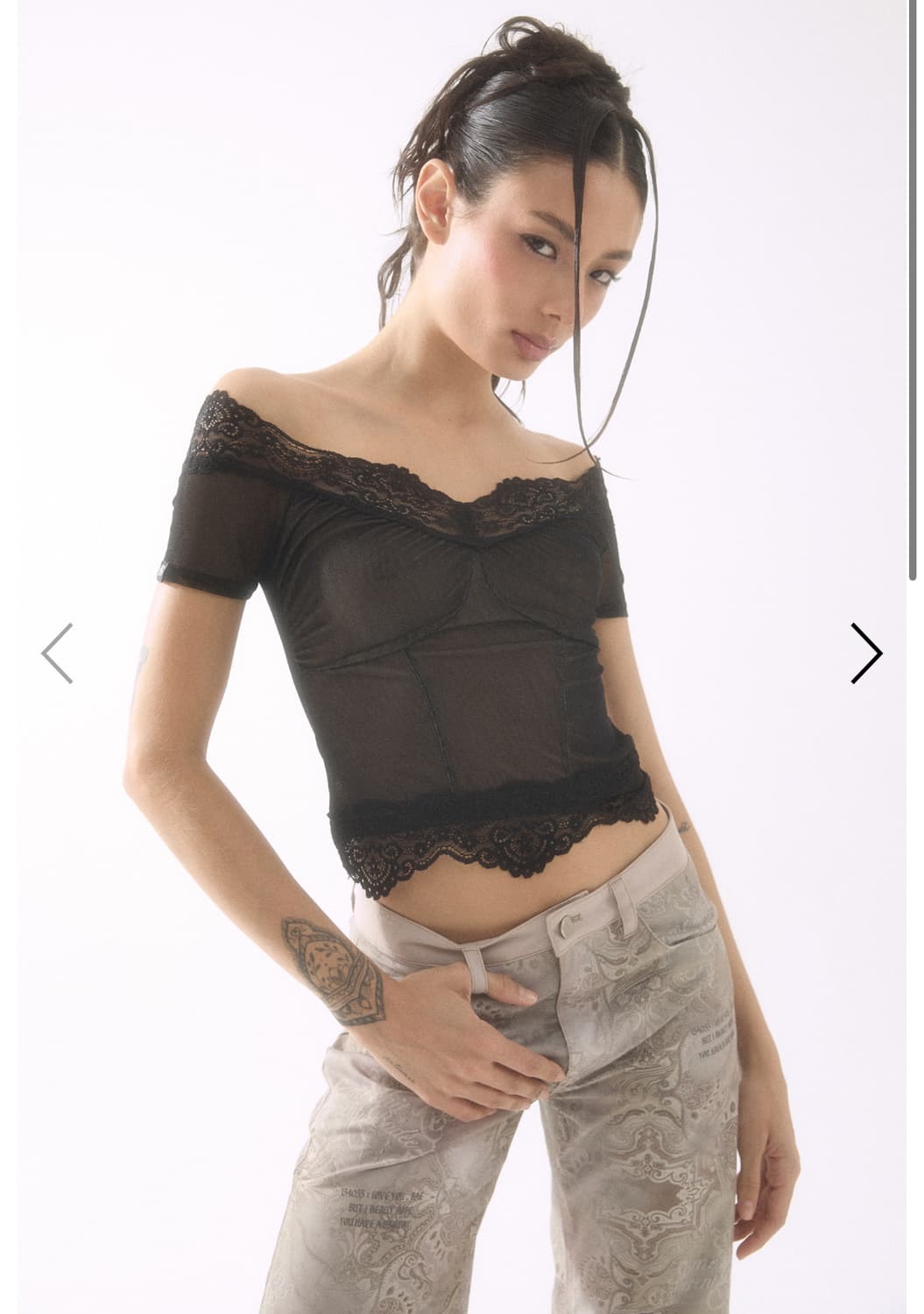 배디 badee off shoulder top 오프숄더 탑 상품이미지1