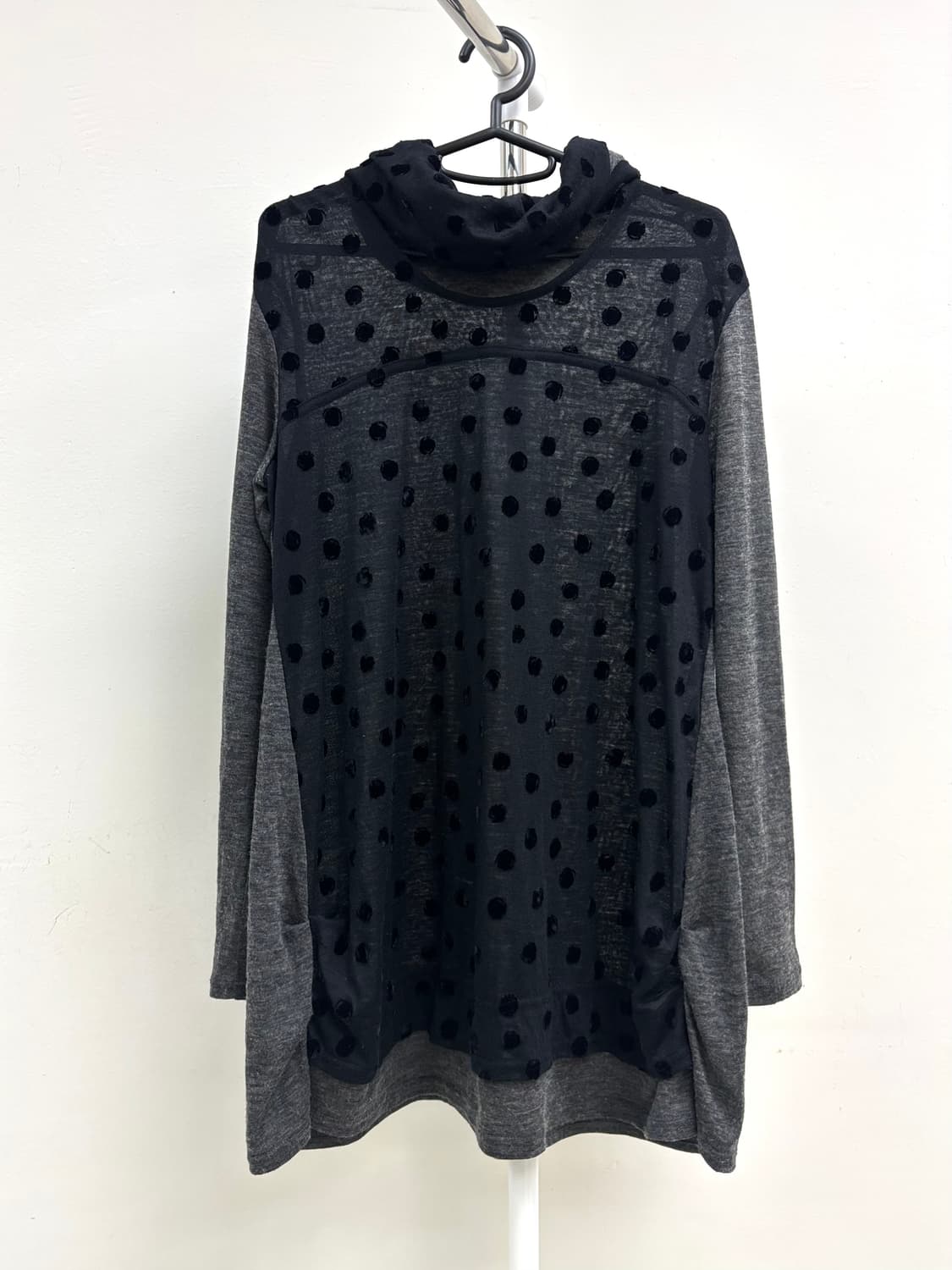 빈티지 도트 이너 롱슬리브 상품이미지6