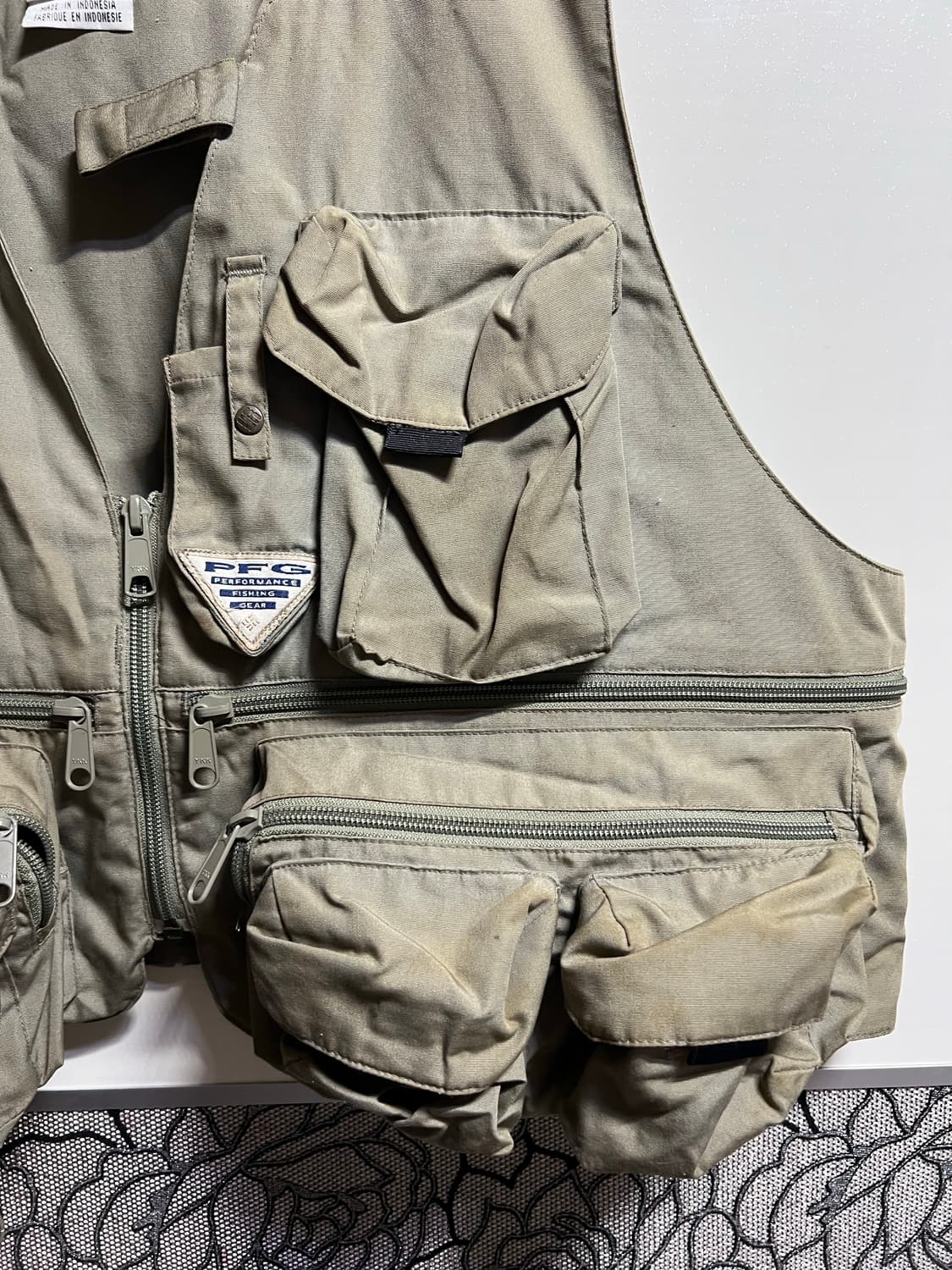 빈티지 콜럼비아 피싱 베스트 상품이미지3