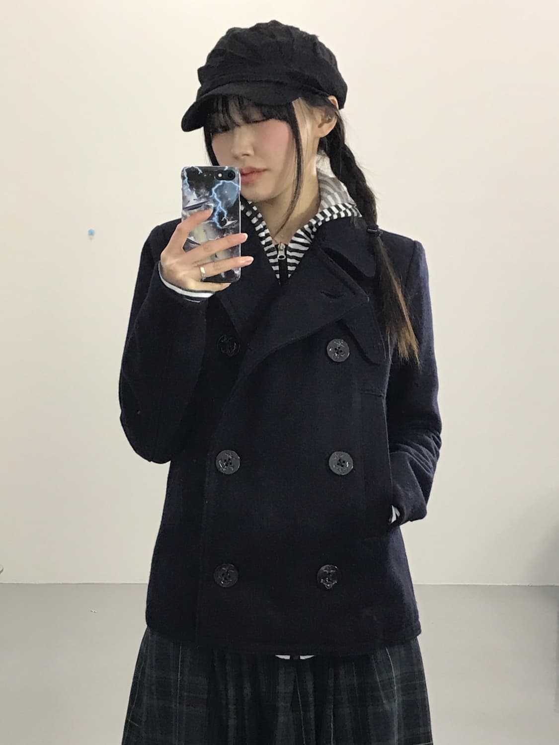 GAP Wool Blend Double Breasted Peacoat 상품이미지4