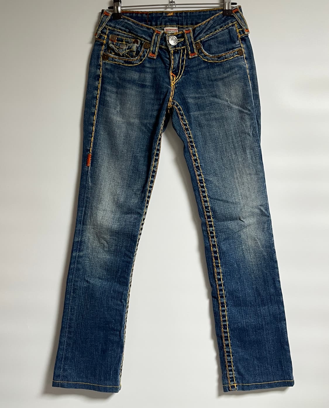 트루릴리전 세미부츠컷 플레어진 데님 팬츠 청바지 25 상품이미지1