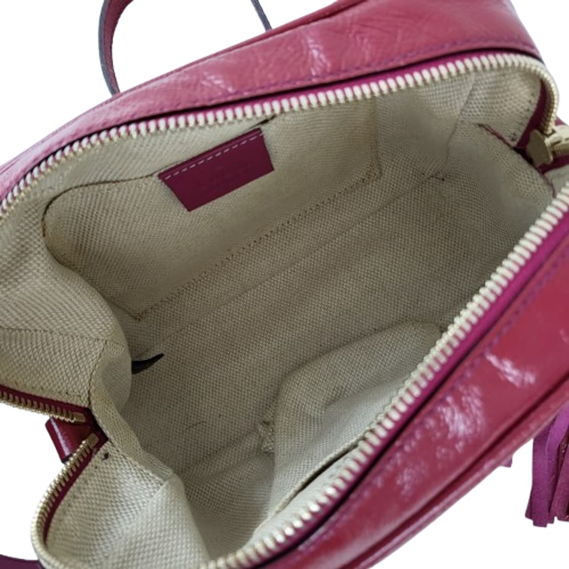 정품 구찌 소호 페이던트가죽 디스코백 바이올렛 스몰 상품이미지10