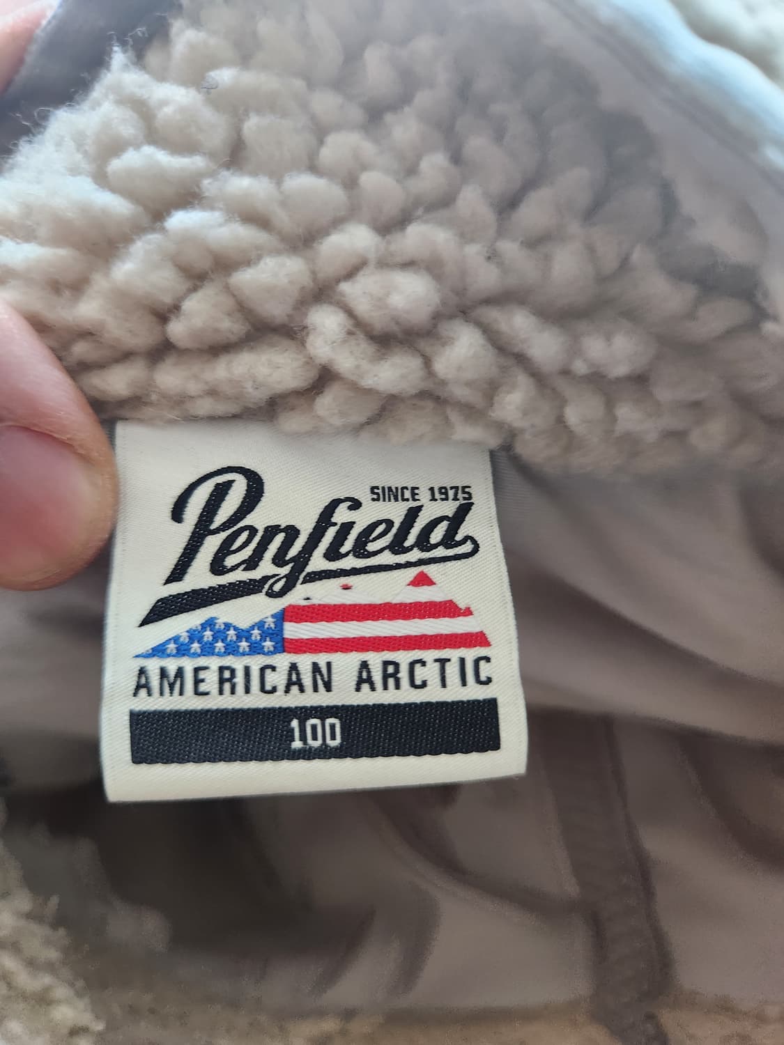 펜필드 성조기 패치 후리스집업 100 상품이미지4