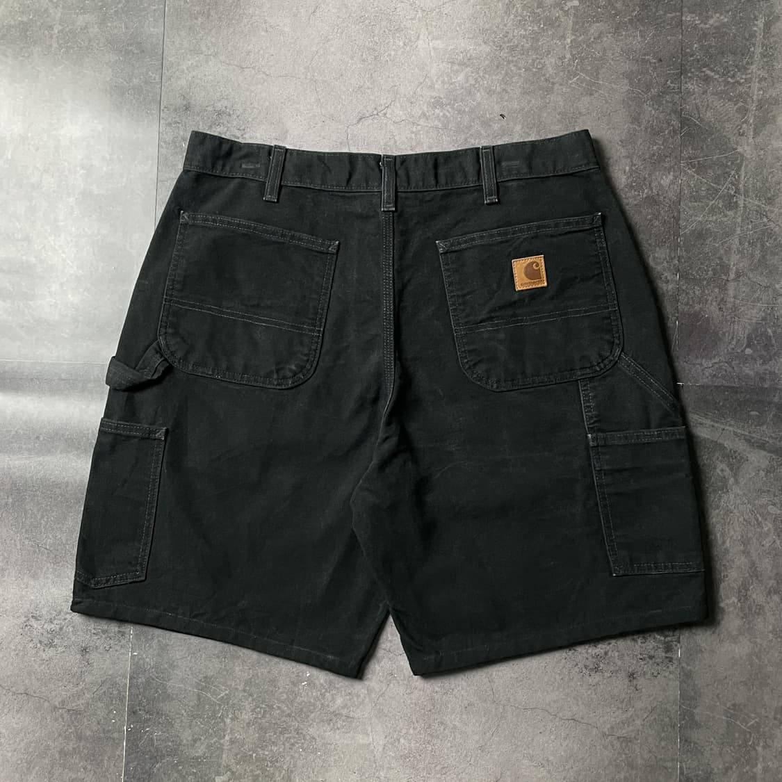 CARHARTT 칼하트 빈티지 블랙 카펜터 워크 하프팬츠 A01135 상품이미지6