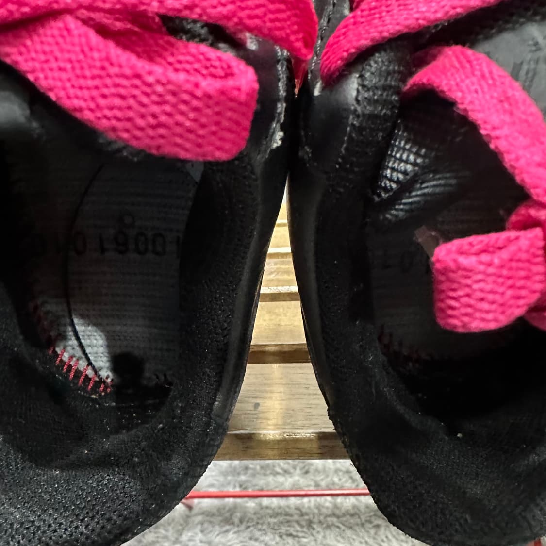 235) 나이키 운동화 여성 여자 신발 에어포스1 블랙/핑크 상품이미지8