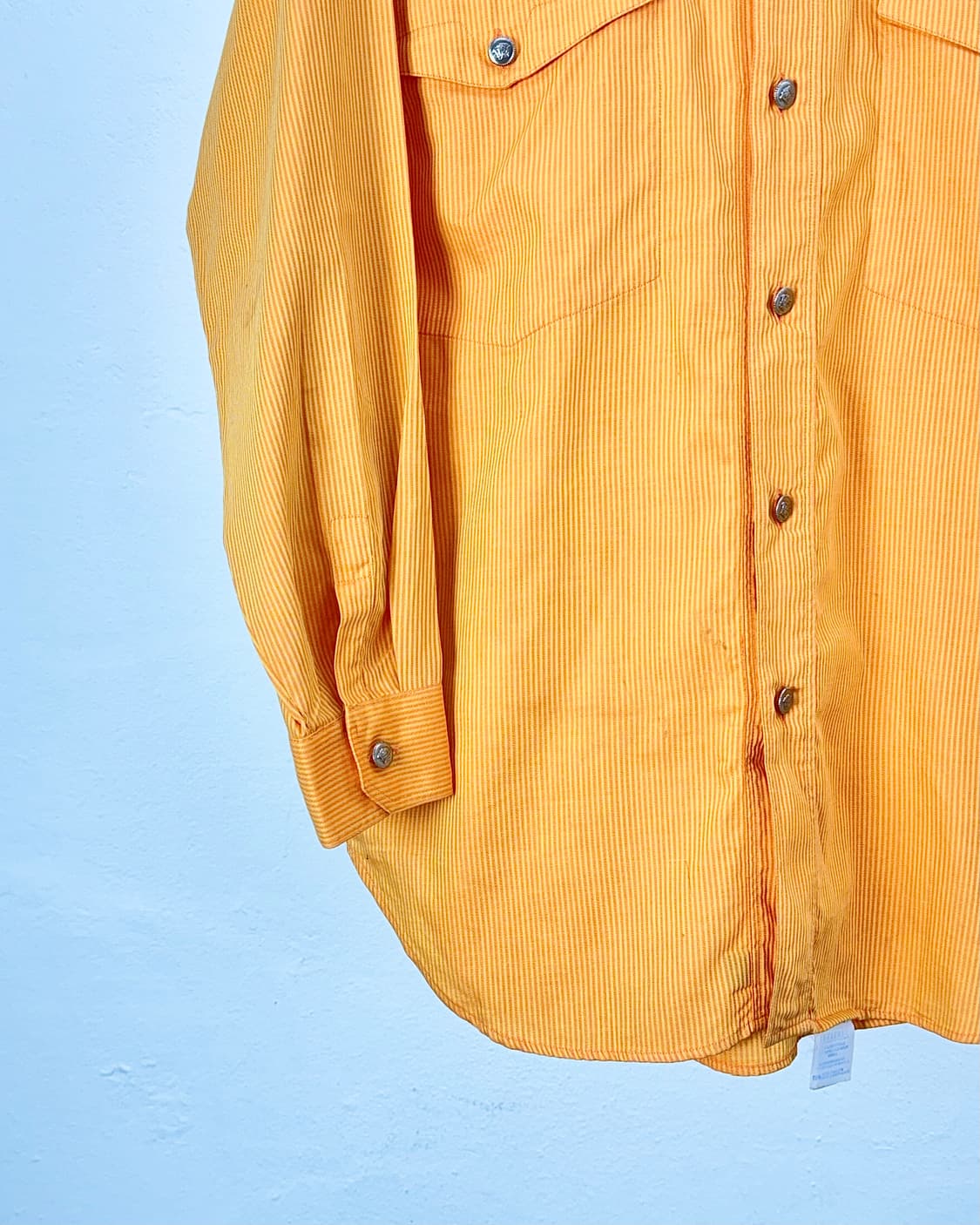 베르사체 진스 꾸뛰르 앰버 스트라이프 버튼 다운 웨스턴 셔츠 상품이미지4