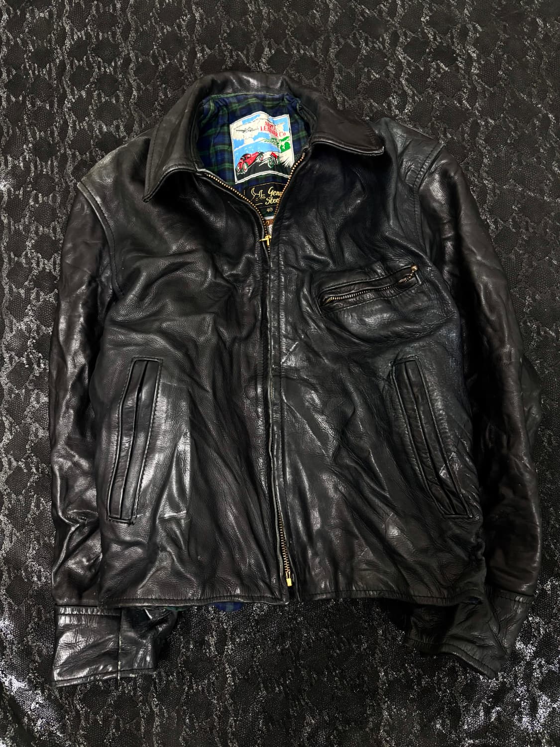 “America Vintage” Biker Crop Real Leathe 상품이미지5