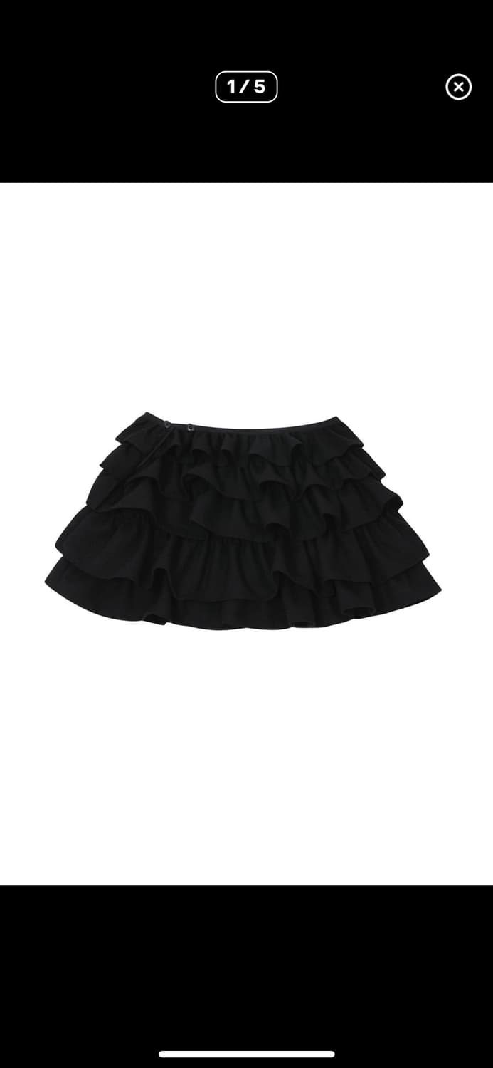순지 스커트 sionji heavy flare skirt black 상품이미지4
