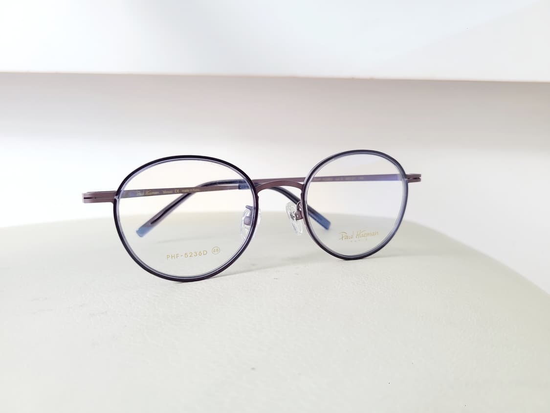 폴휴먼 PHF-5236D 그레이 원형 안경 초경량 상품이미지2