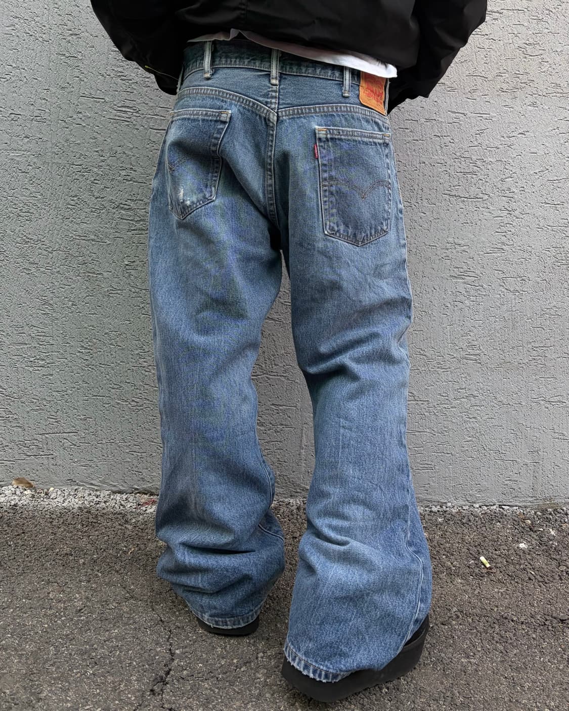 90s LEVIS 517 denim boots cut pants 상품이미지2