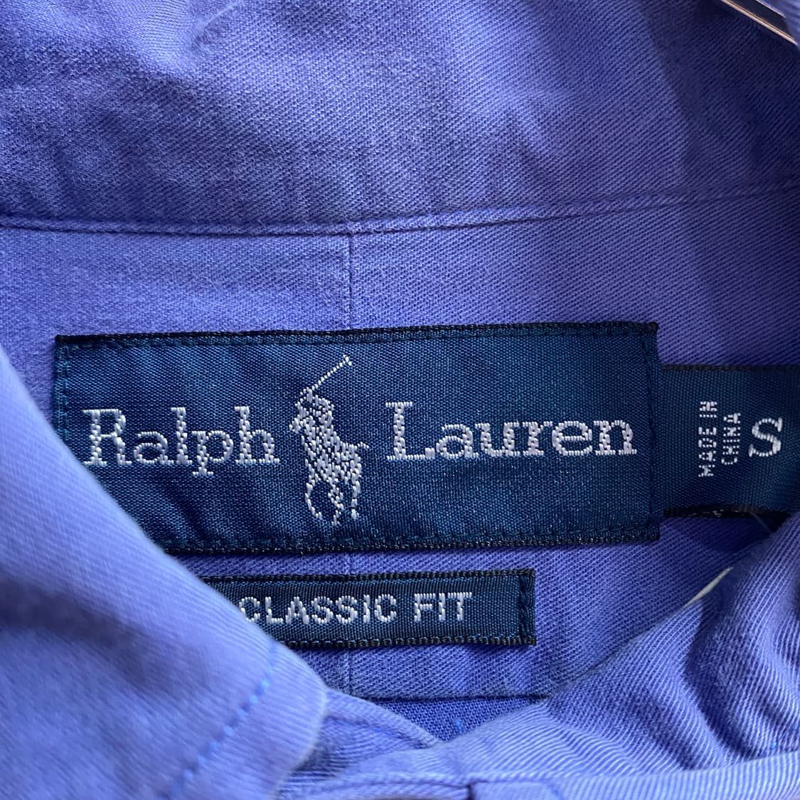 폴로 클래식핏 레드포니 블루 셔츠 B3642 상품이미지4