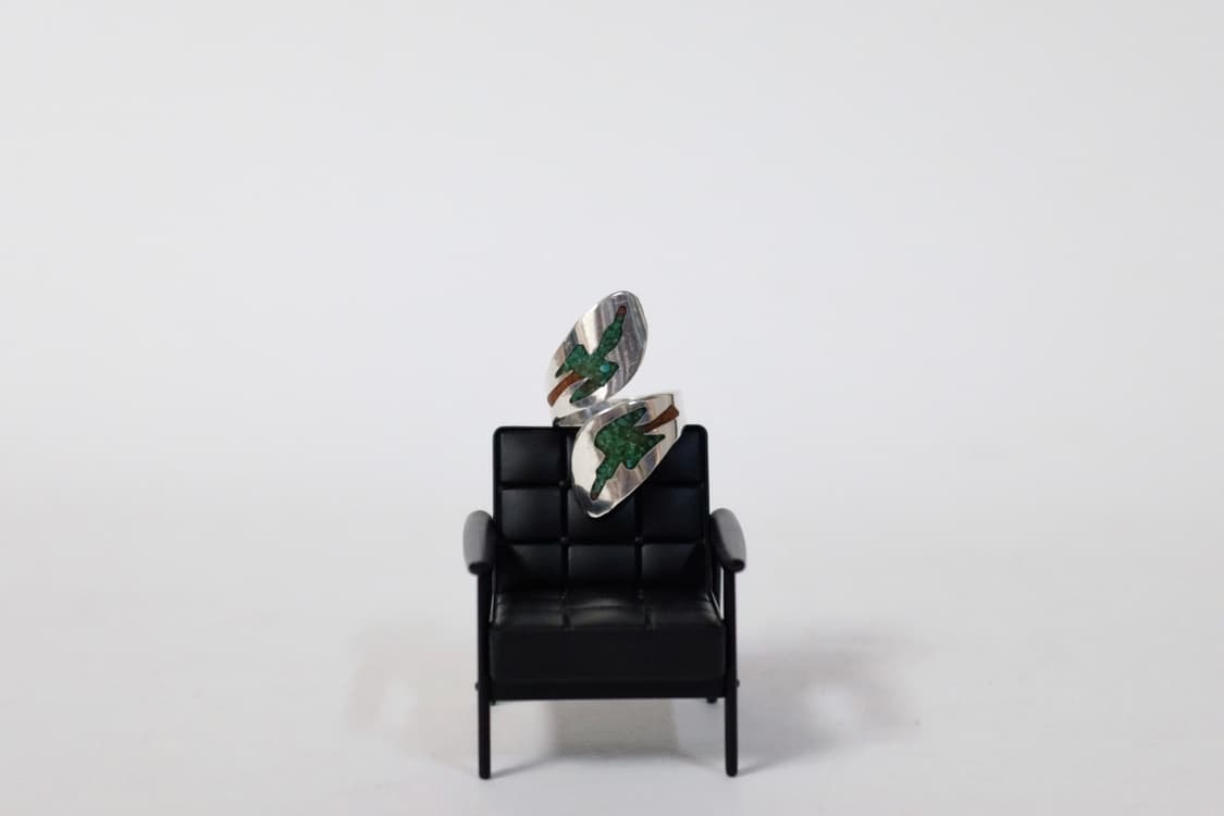 60s Navajo DJN Thunderbird Ring 나바호 링 상품이미지7