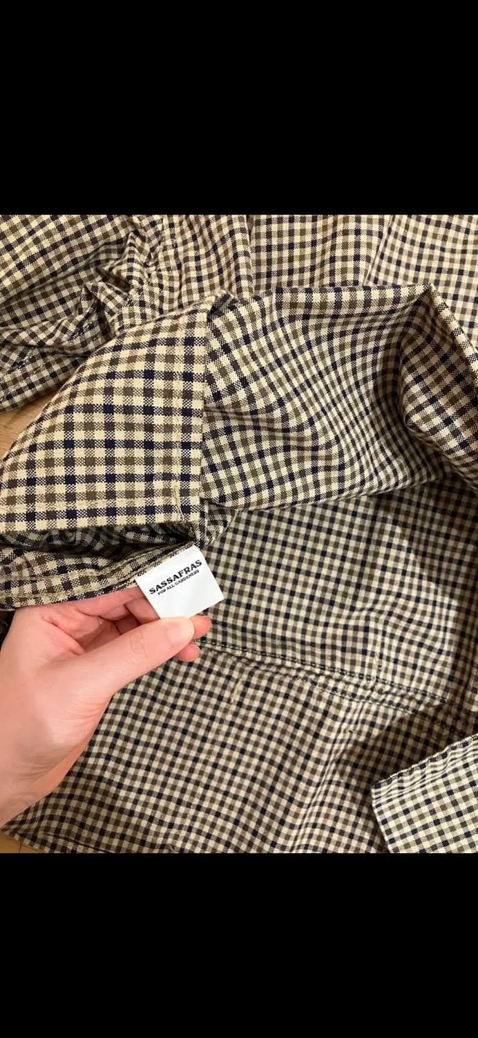 SASSAFRAS 풀오버 셔츠 M 상품이미지7