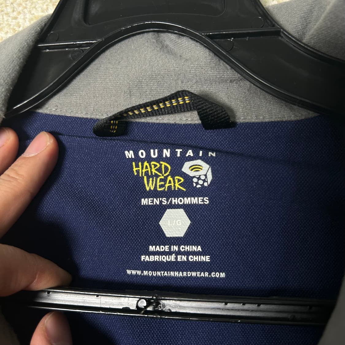 (L) 마운틴하드웨어 네이비 소프트쉘 자켓 상품이미지7