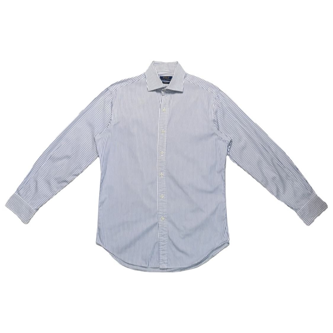 폴로 랄프로렌 와이드카라 드레스 스트라이프 셔츠 화이트 15 상품이미지1