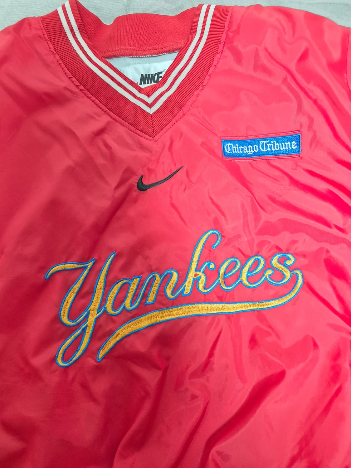 급처) 나이키 크롭 야구 져지 셔츠 상품이미지3